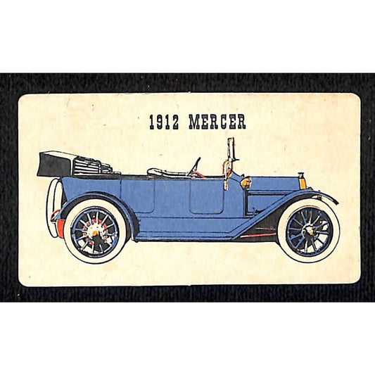 1912 Mercer 1 1/2" x 2 7/8" Card (Unknown Origin)