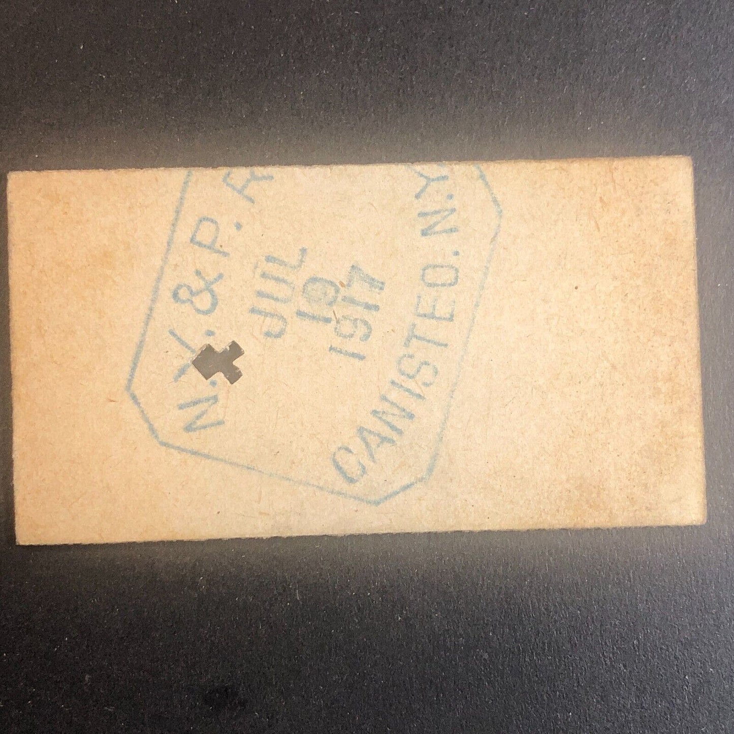 New York & Pennsylvania Railroad July 19 1917 Rexville, NY Ticket #30246