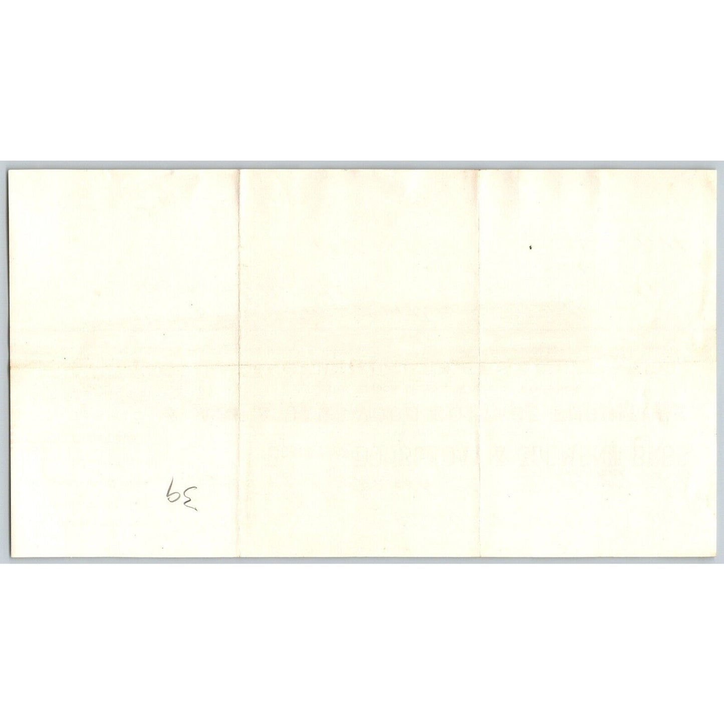 Doubleday & Clement Bros. Basswood Furniture Winooski, VT 1887 Billhead VGC