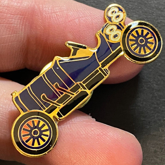 Indy 500 1912 Winner #8 Dawson Enameled Lapel Pin c1986-95 13mm x 37mm VGC