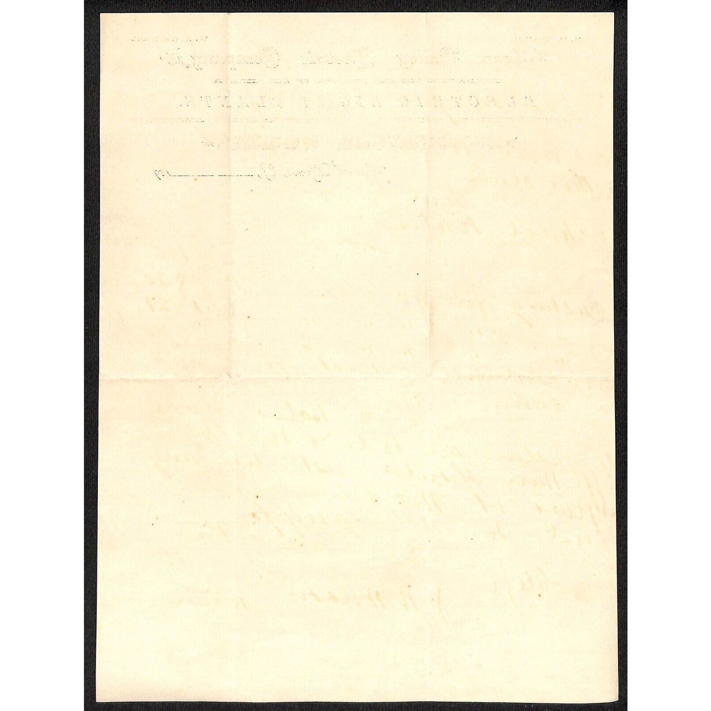 Iron Valley Electric Co. Canal Dover, OH 1890's 189x Letterhead Very Scarce