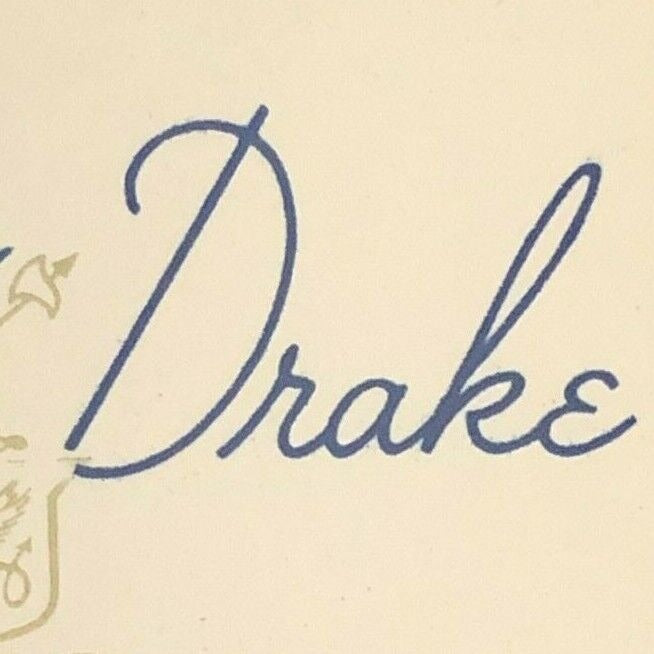 The Drake Chicago "Raleigh Rooms" c1970's Full Matchbook