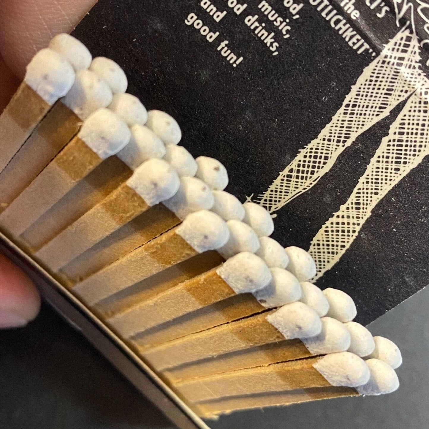 Henrici's Golden Barrel Restaurant Gemutlichkeit c1965-73 Full Matchbook