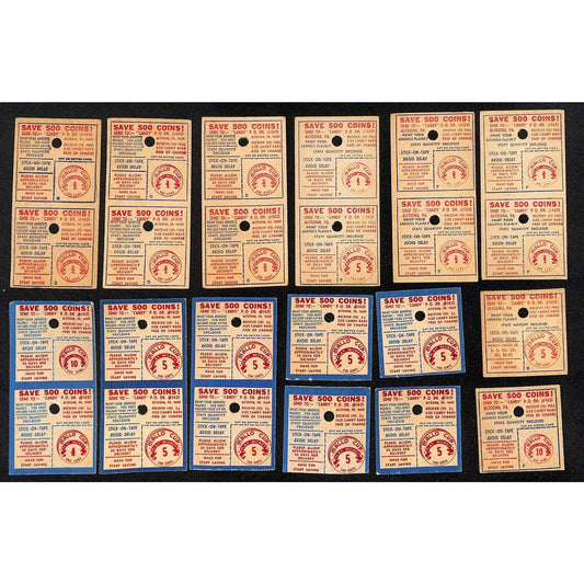 16 Mallo Cup Free Candy Play Money Mail In Single& Double Coupons c1964 (#7)