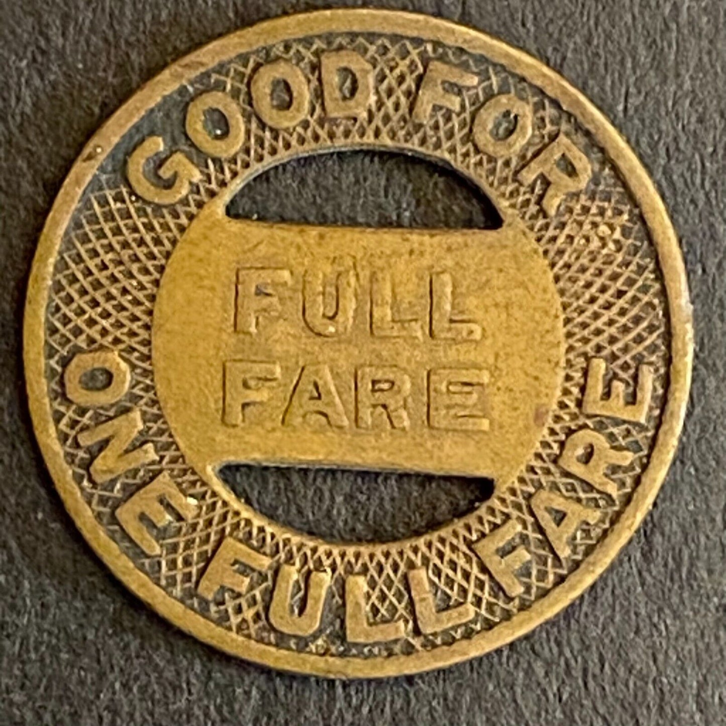 Capital Transportation Company (Little Rock)G/F One Full Fare Transit Token 16mm