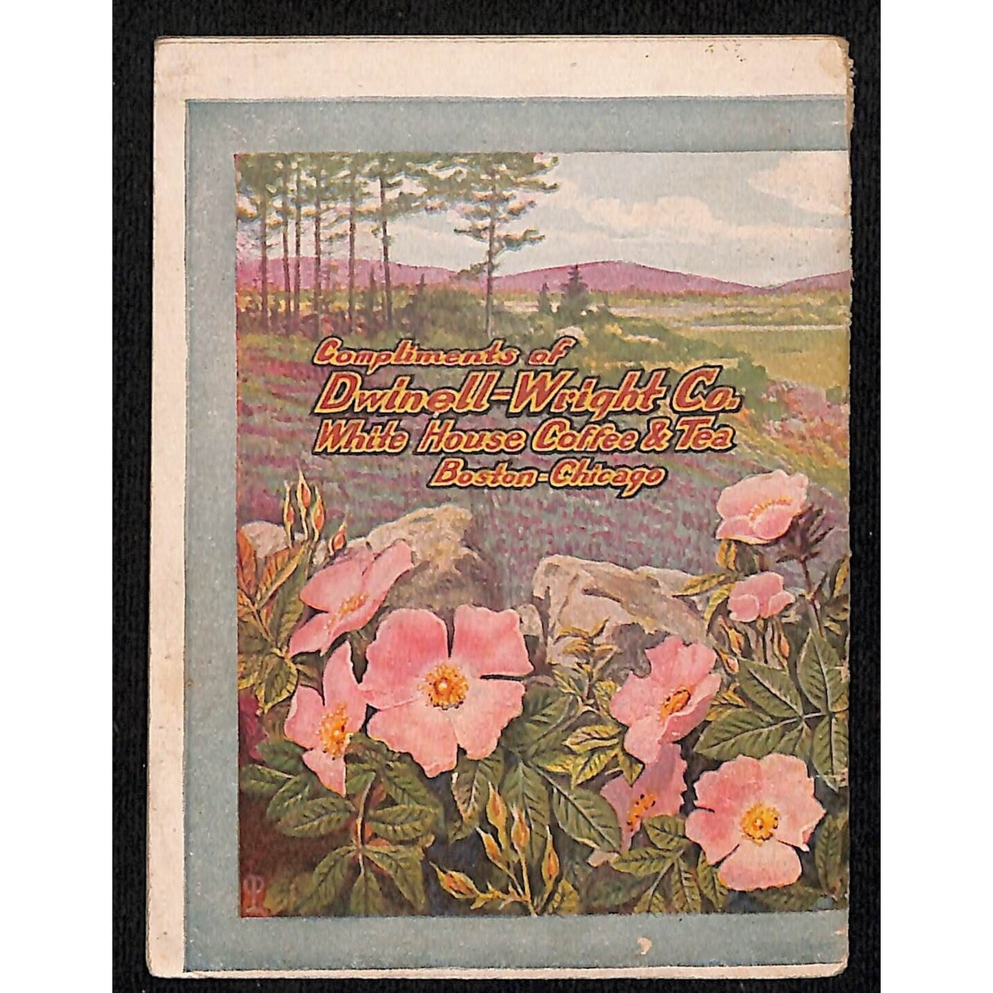 White House Coffee Tea 16pp 1922 "Common Wayside Flowers" 3 1/4" x 4" Booklet