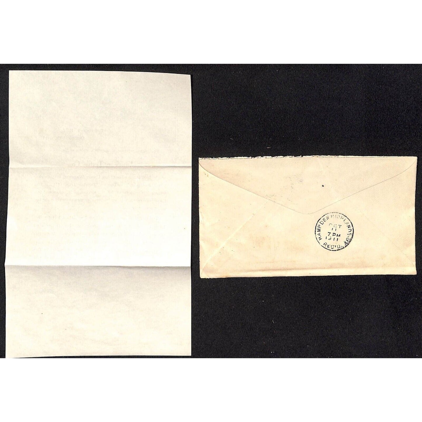 American Textile Co. 1912 Stockholders Meeting Notice Sheet Knowlton*