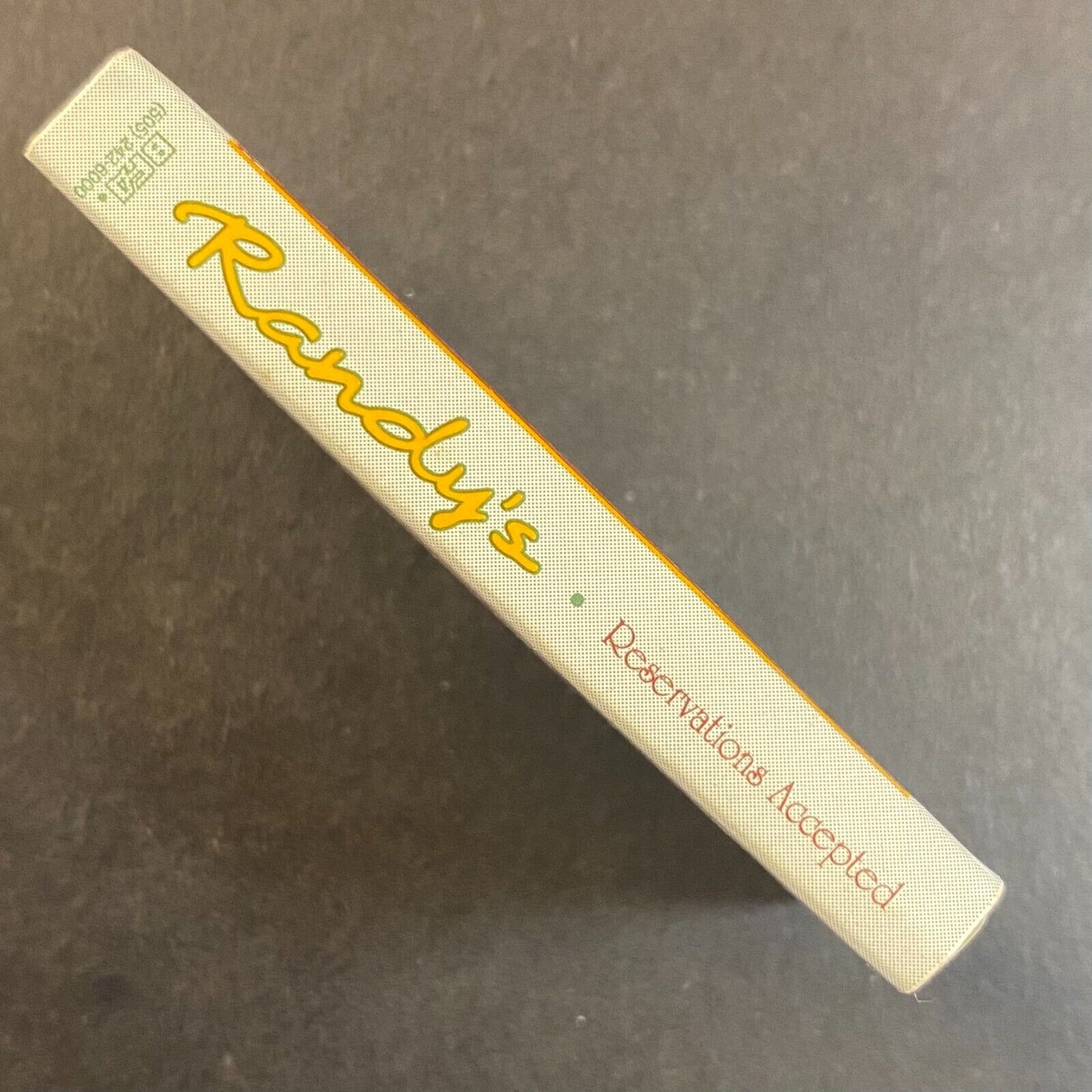 Randy's Prime Rib Seafood Steaks Restaurant Durango, CO Vintage Matchbox VGC