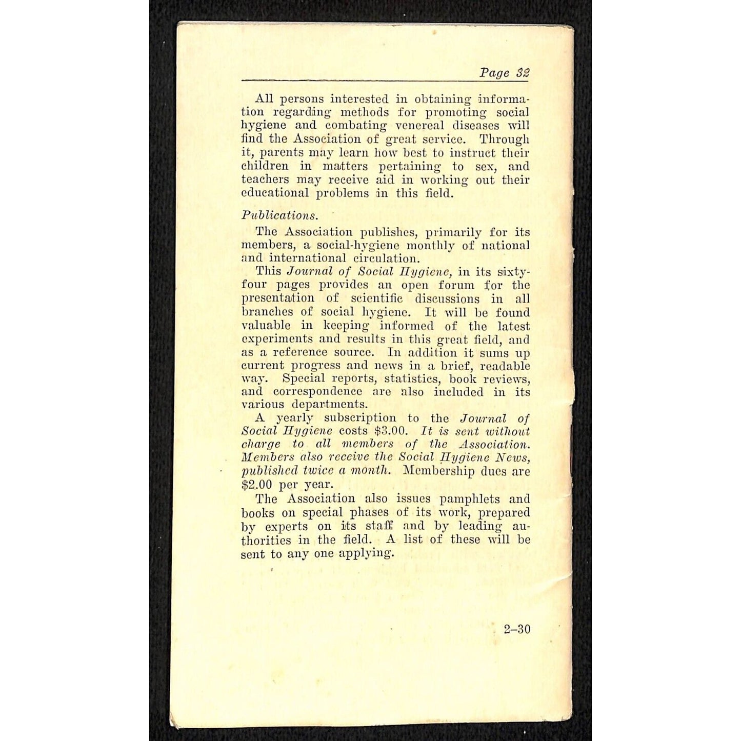 "The Boy Problem" 1920 Sex Education Pamphlet for Parents & Teachers 32pp VGC