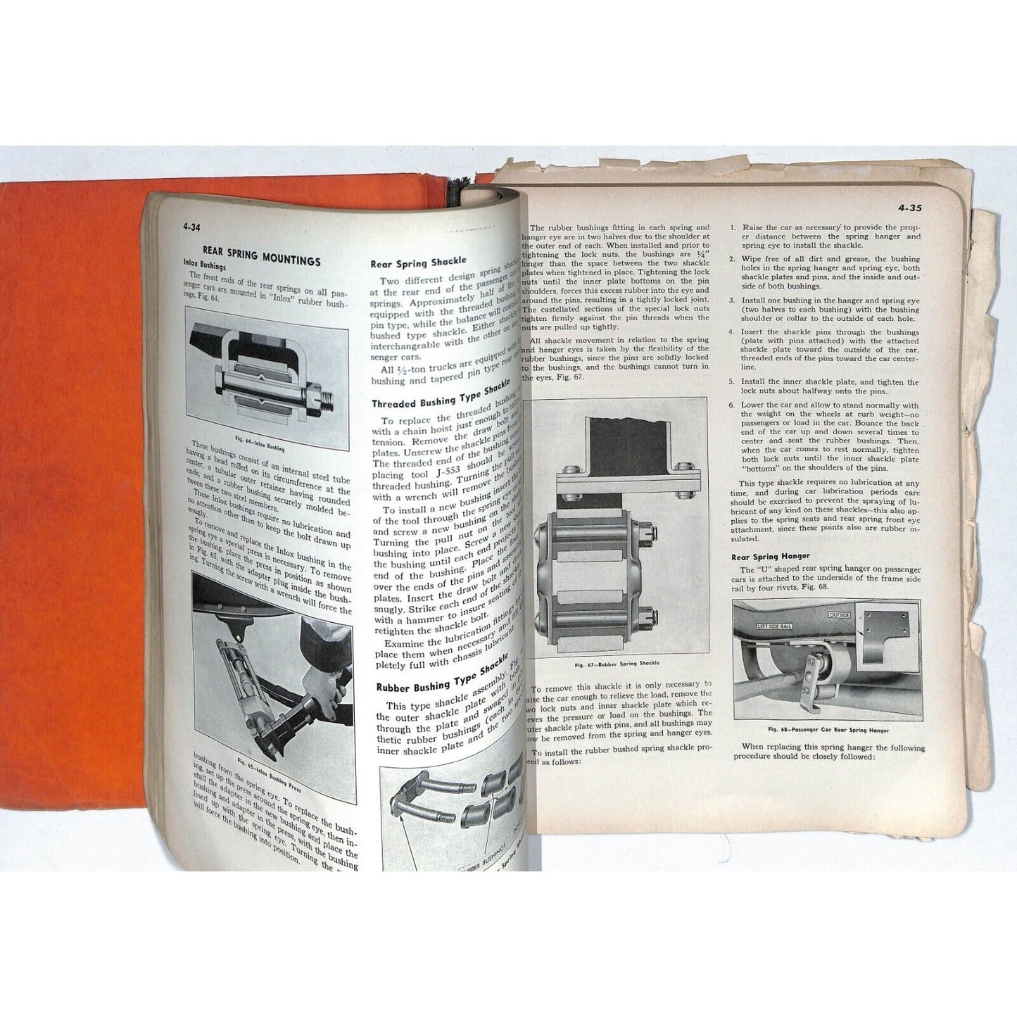 1942 Chevrolet shop Manual 200+pp 1 3/4 lbs. Detached Cover