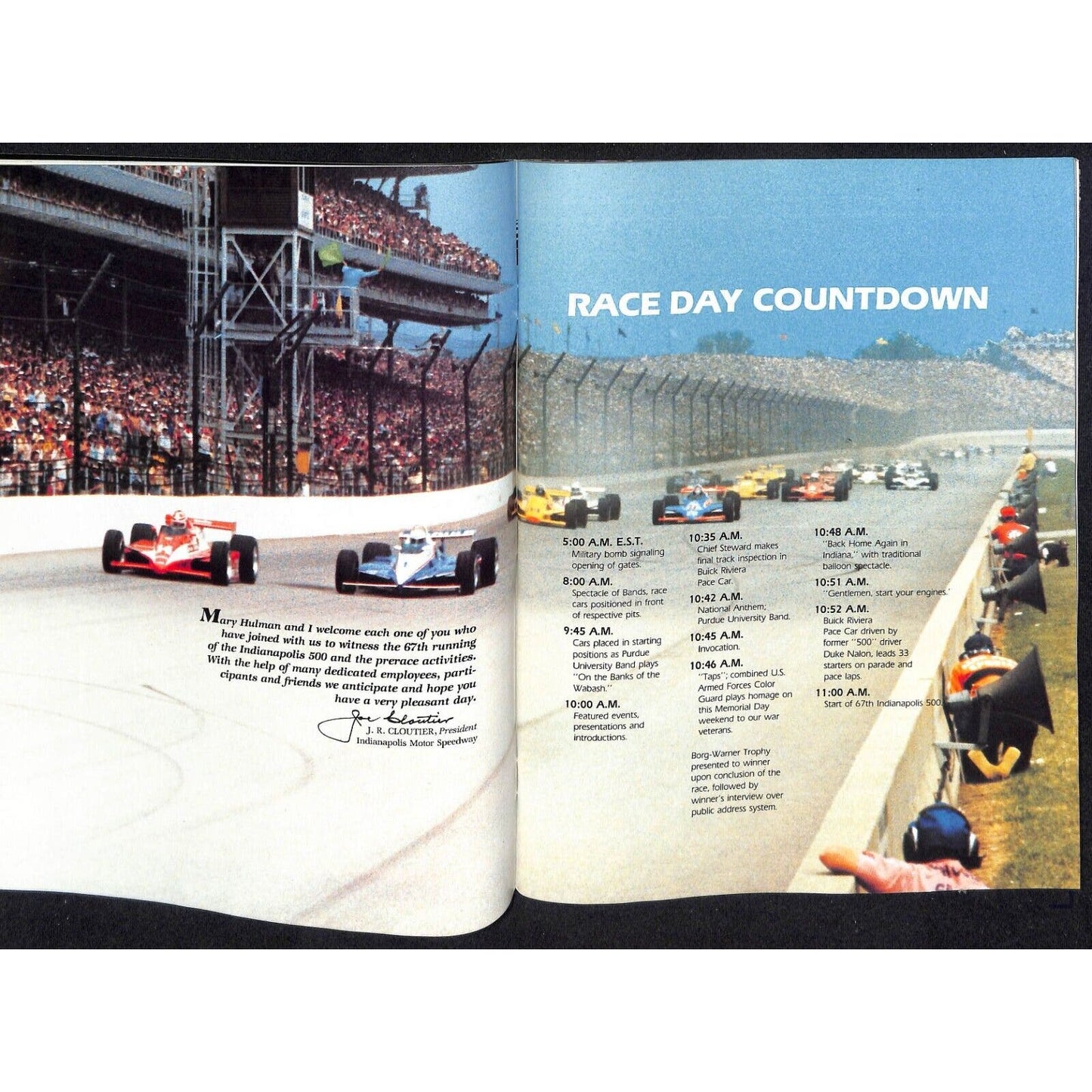1983 Indianapolis 500 Program Racing VGC 131pp 13oz