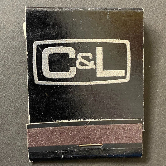 C&L (NYC Restaurant?) Full Matchbook w/ Thermography* c1968-74