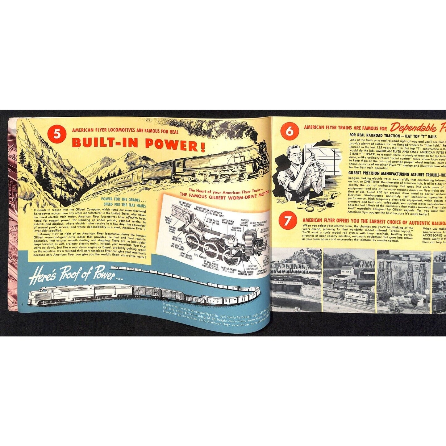 1951 American Flyer / Gilbert Toys Catalog Trains Chemistry Magic Sets 47pp VGC