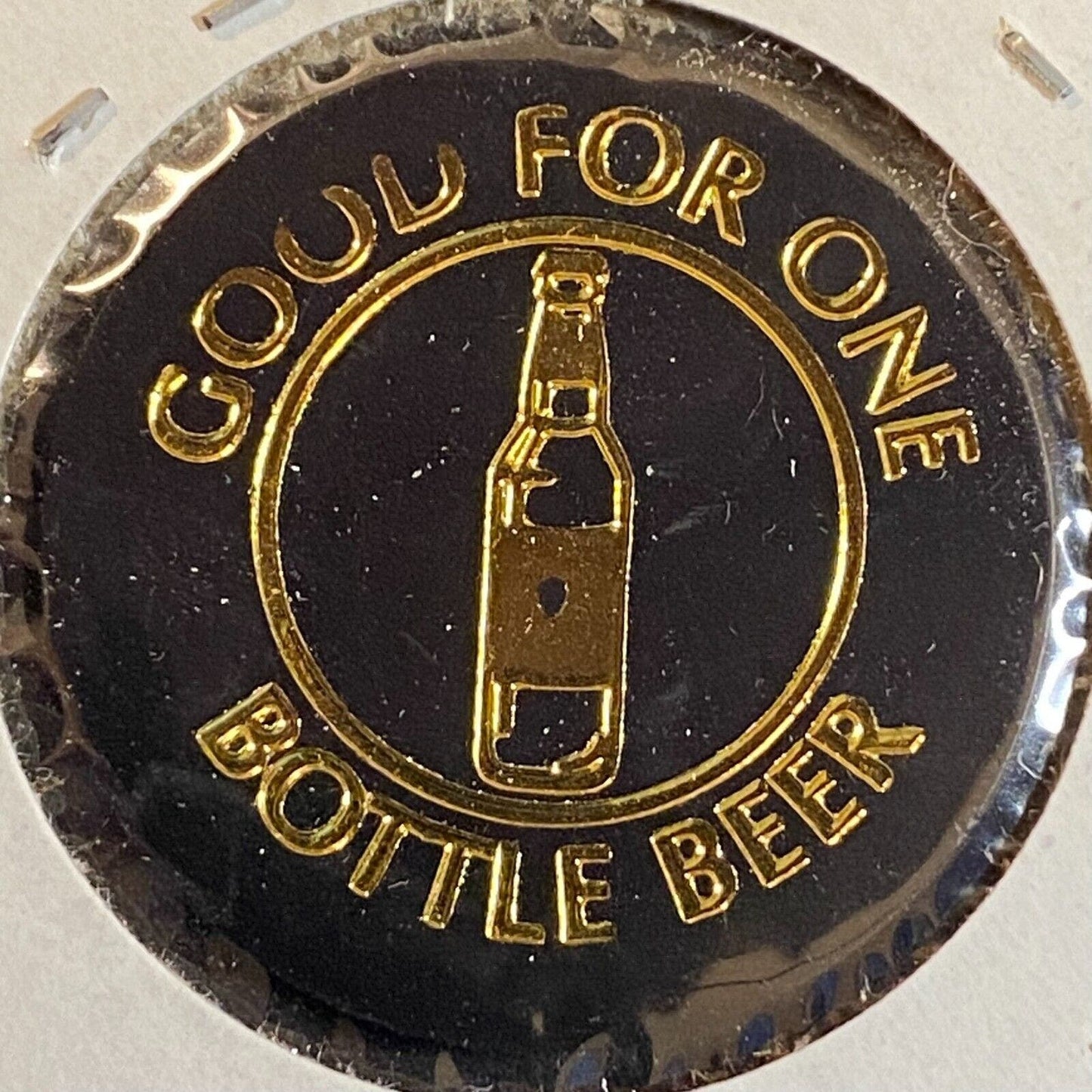 Johnstown, PA Jim & Jimmies c1980's-90's Plastic "G/F One Bottle Beer" Token