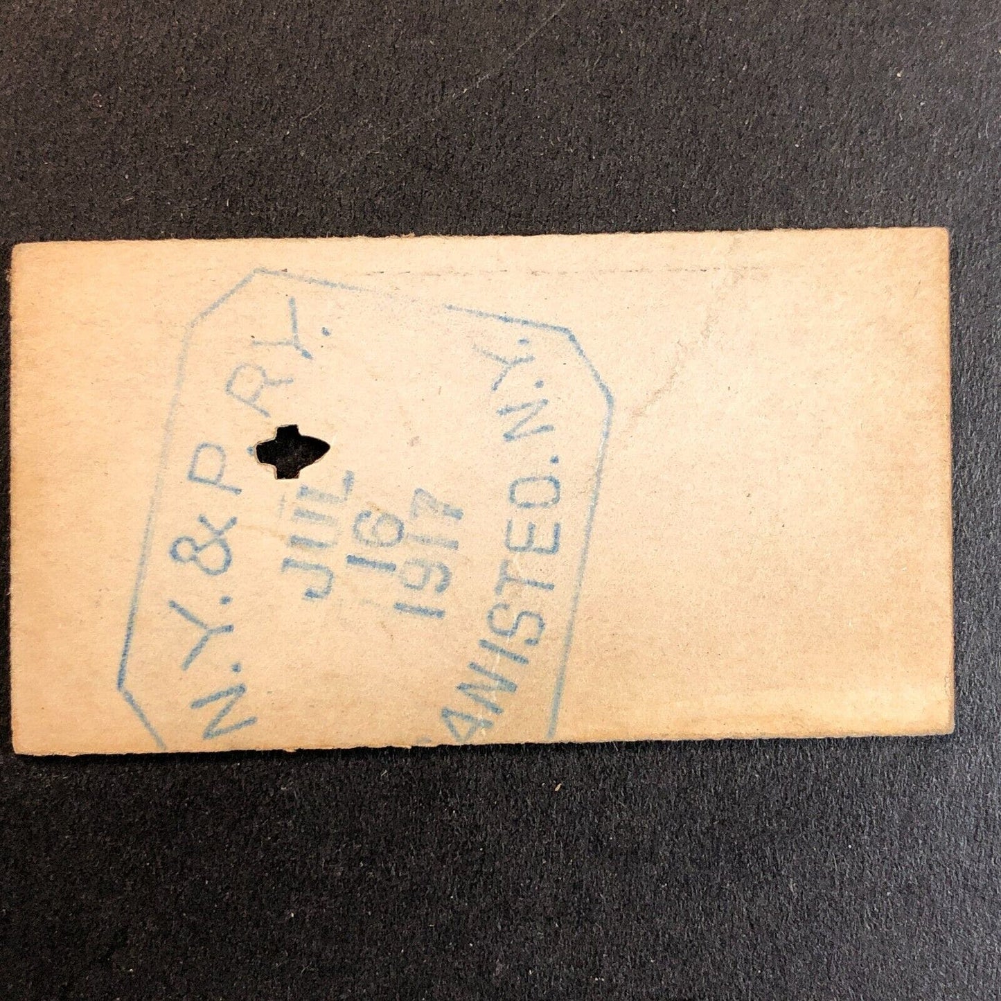 New York & Pennsylvania Railroad July 16 1917 Genesee, PA Ticket #10736