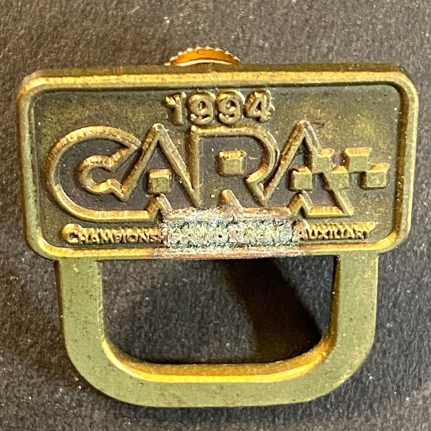 1994 CARA Championship Auto Racing Auxillary Lapel Pin w/ Damage