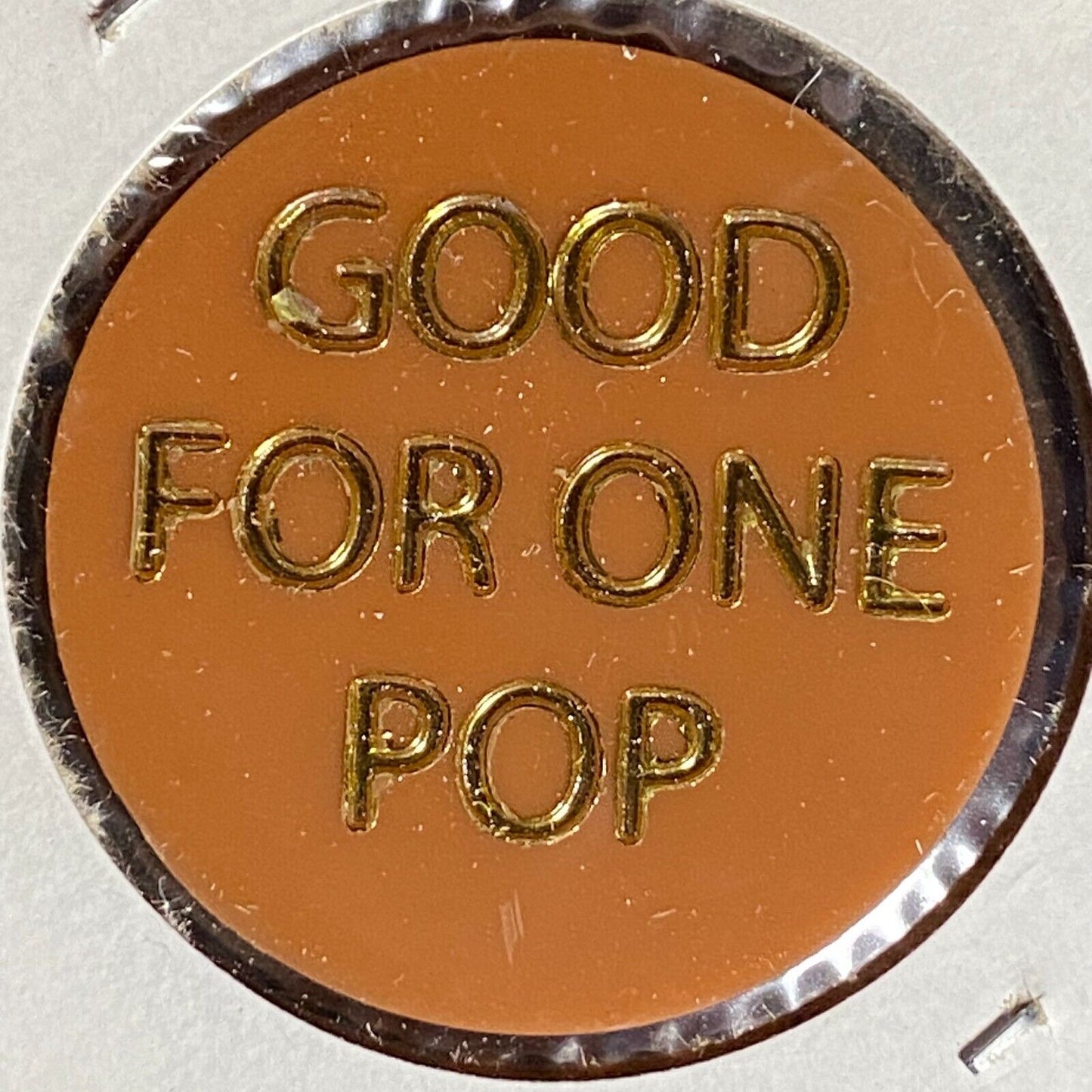 Butler, PA HT's Spillway Bar & Grill Plastic Token G/F One Pop