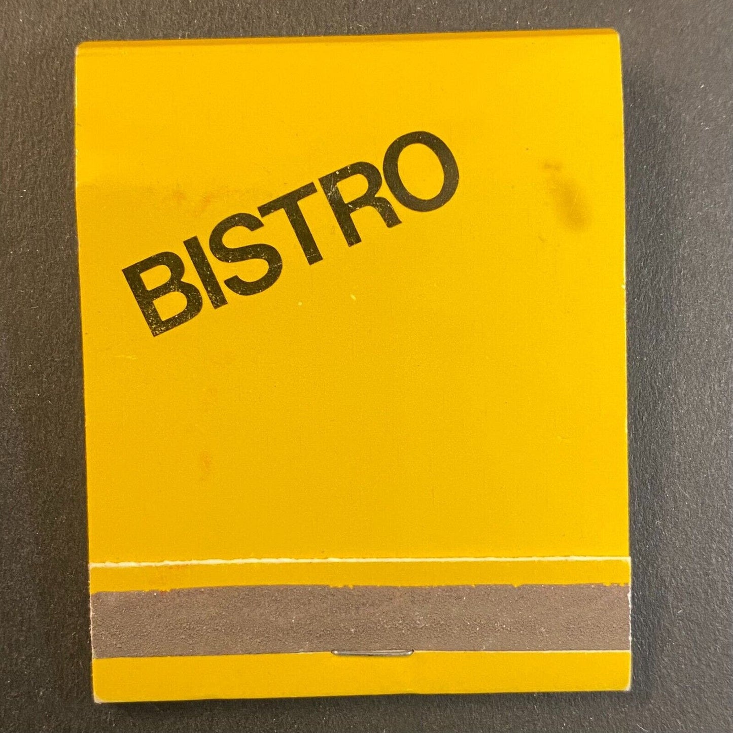 "Bistro" Restaurant 420 North Dearborn Chicago c1973 Full Matchbook Scarce