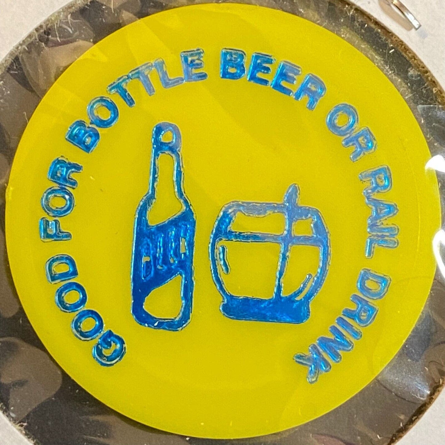 McDonald, PA Pitt Hotel c1980's-90's Plastic Token G/F Bottle Beer Rail Drink