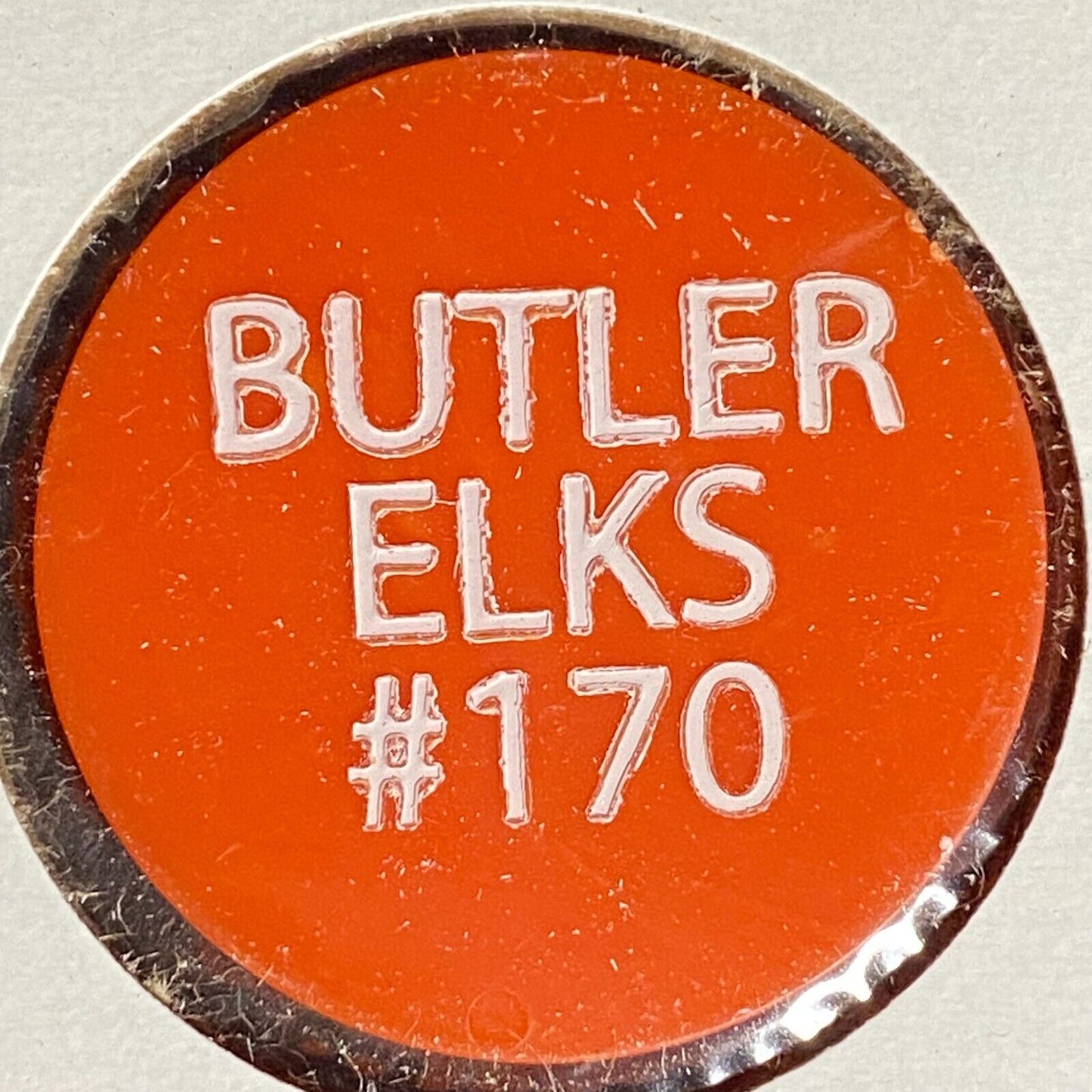 Butler, PA BPOE Elks Post 170 Plastic Drink Token Good For "$2.50"