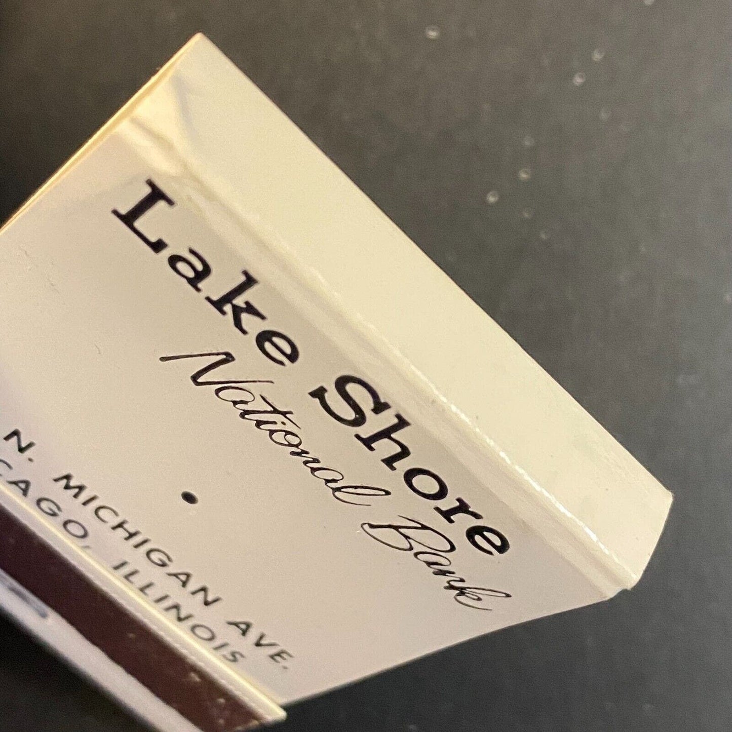 Lake Shore National Bank Chicago c1960's-73 Full Matchbook VGC