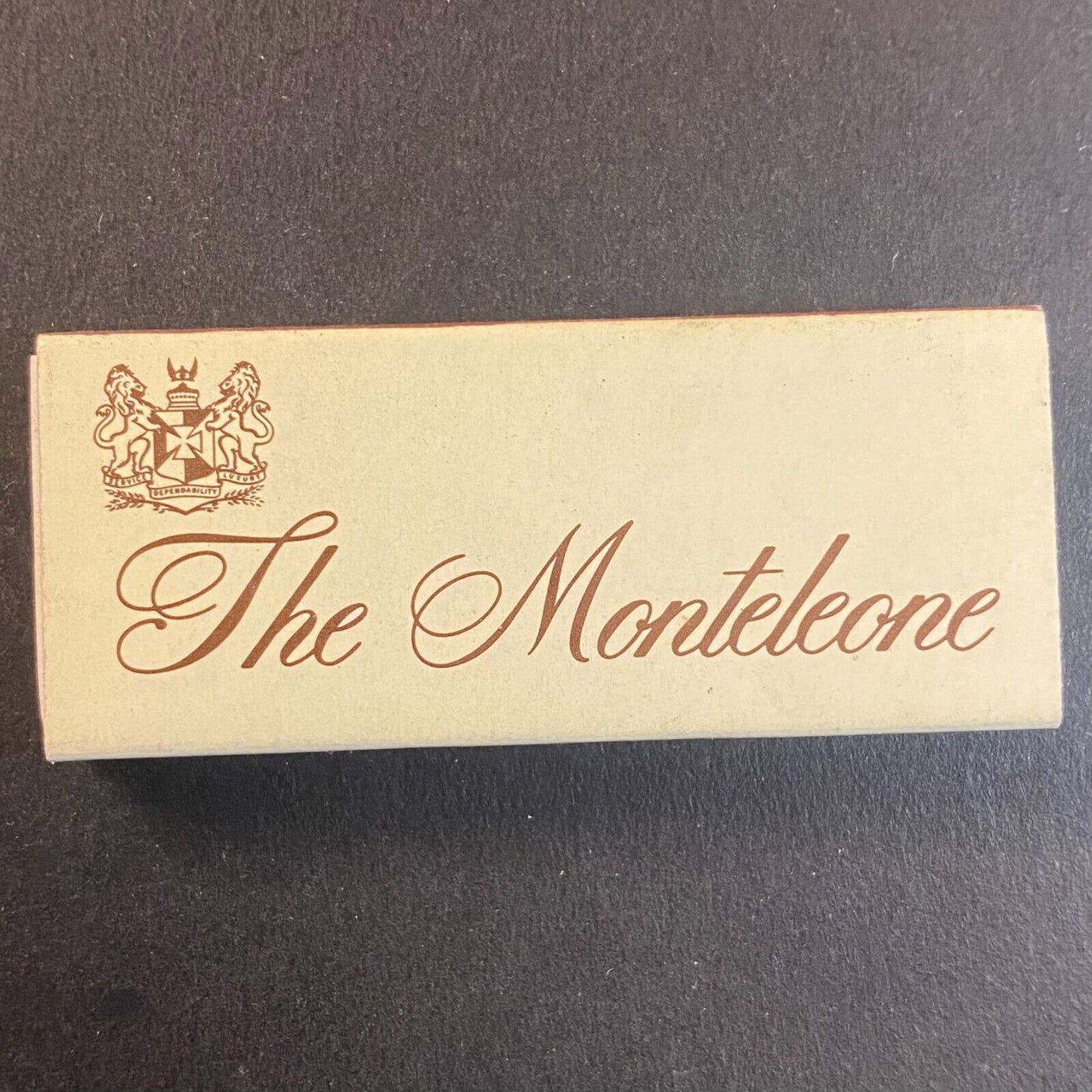 The Monteleone New Orleans Restaurant Vintage Matchbox VGC