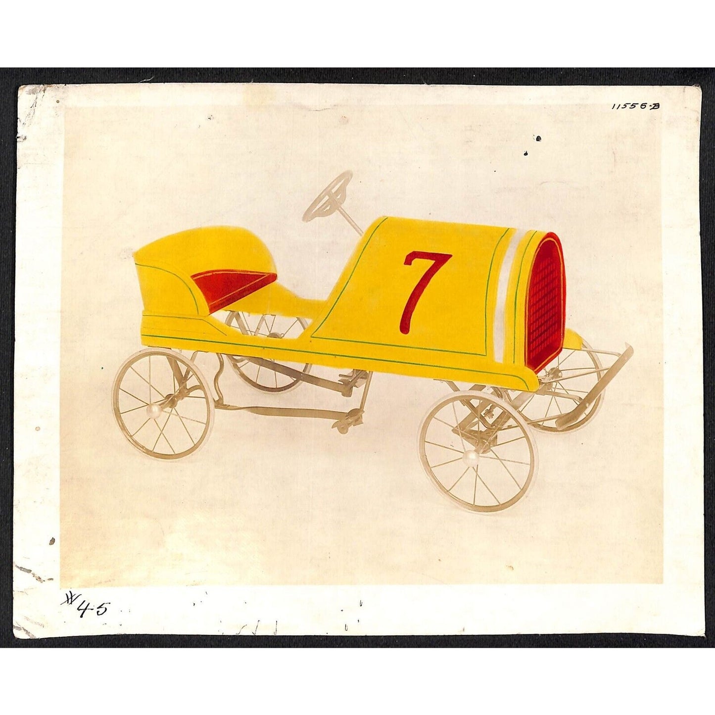 c1920's Pedal Car 8" x 10" Studio Catalog Photos - Group of 16