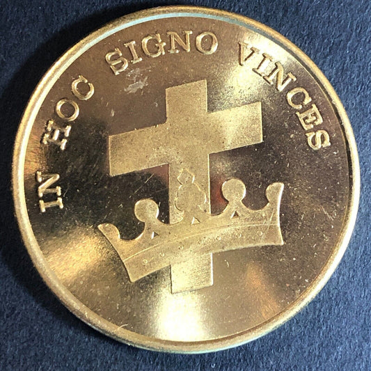 Brownwood, TX 100 Years of Templary 1896-1986 Templar Medallion 34mm 12g VGC