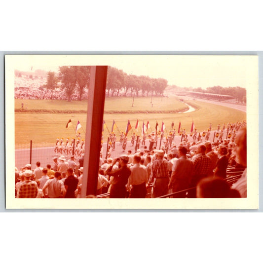 4 IMS Indianapolis Motor Speedway Race Track Parade Photos 3.5 x 5.75 c1960's ?