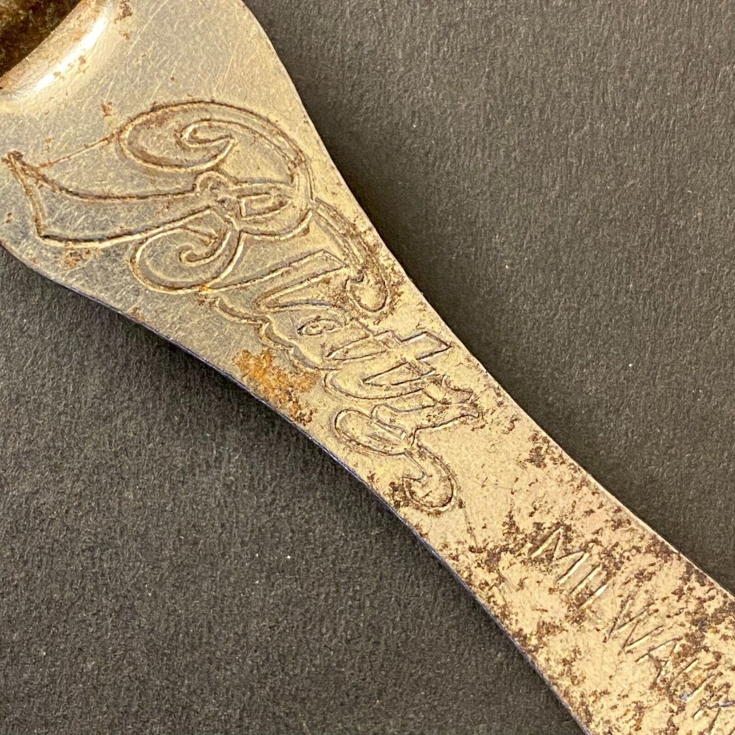 Blatz Milwaukee Vintage Steel Bottle Opener 3 1/2"