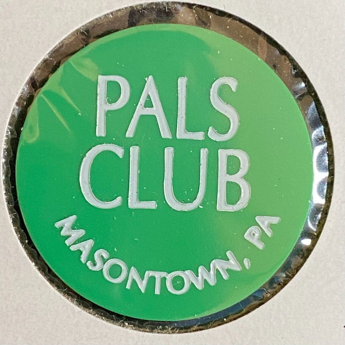 Masontown, PA Pals Club c1980's-90's Plastic Token G/F One Call Drink