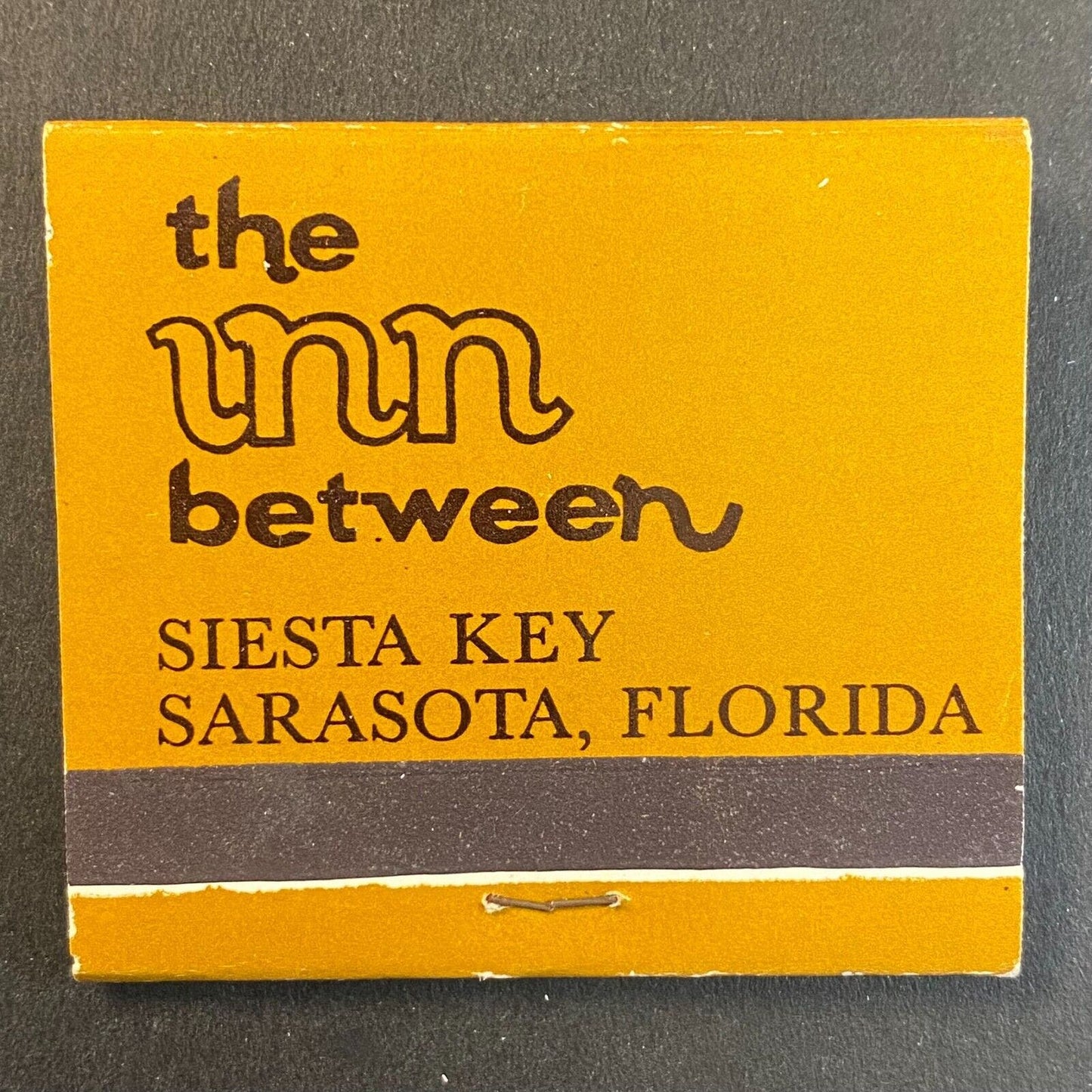 "The Inn Between" Siesta Key Sarasota c1974-80's Full Matchbook VGC