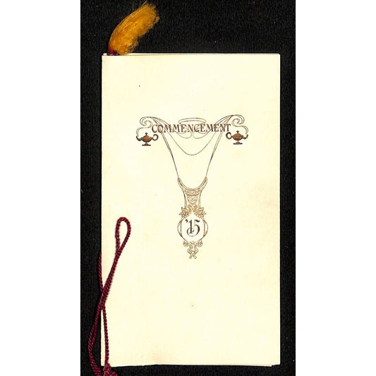 1915 Honey Brook Borough High School Commencement Program PA Ethel Zeigler