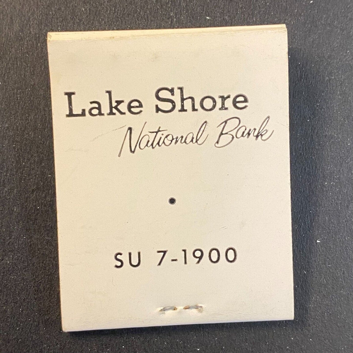 Lake Shore National Bank Chicago c1960's-73 Full Matchbook VGC
