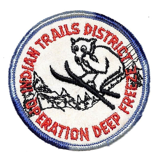 Boy Scouts BSA Indian Trails Operation Deep Freeze Skiing Patch Scarce