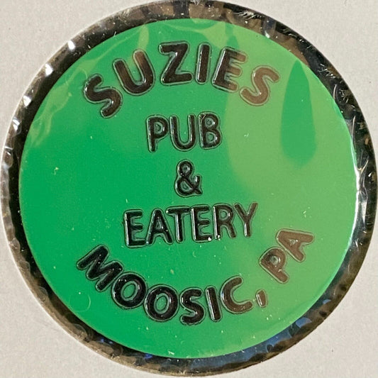 Moosic, PA Suzie's Pub & Eatery Plastic Token Good For One 12oz Draft Beer