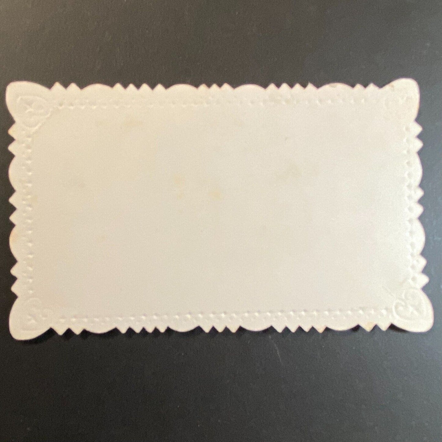 "Josephine C. Richard" Victorian Die Cut Envelope Name Card Greeting w/ Doves