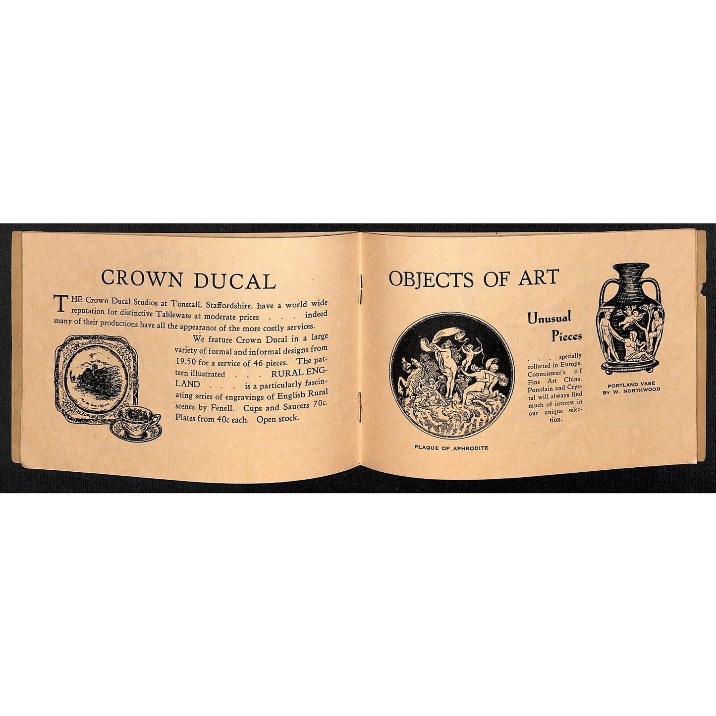 "The English Shoppe" Period Arts, Ltd S.A. Reynolds Brochure VGC 36pp c1945
