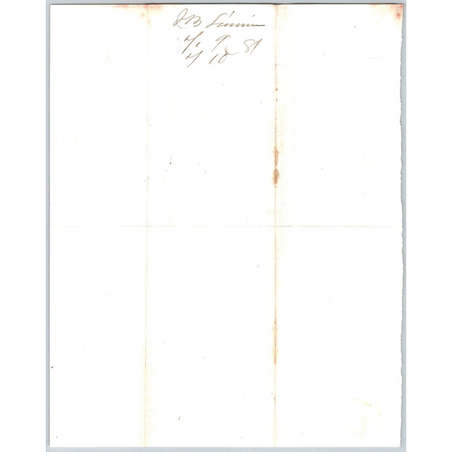 1881 ALS J.B. Laurin** Laurin, MT to Henry Elling* Virginia City, MT re: Payment
