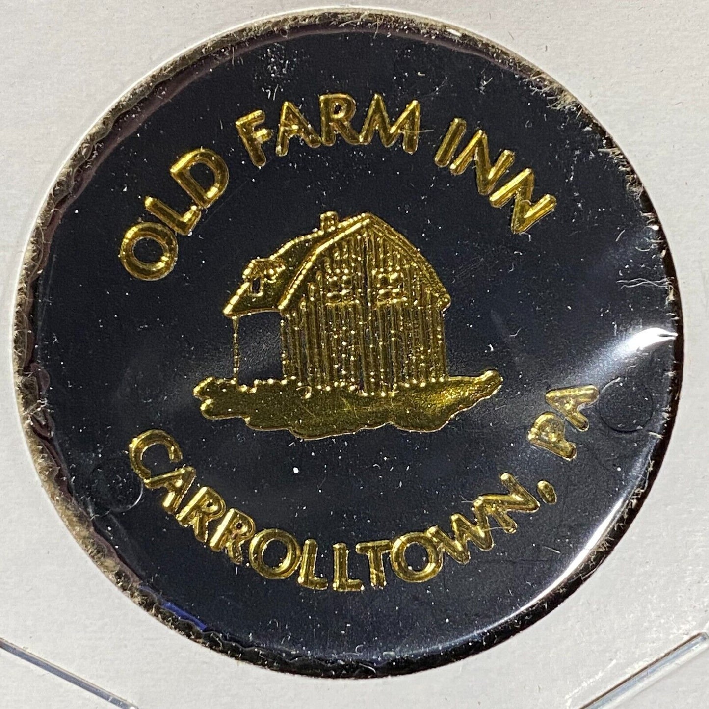 Carrolltown, PA Old Farm Inn Plastic Token G/F One Premium Bottle of Beer