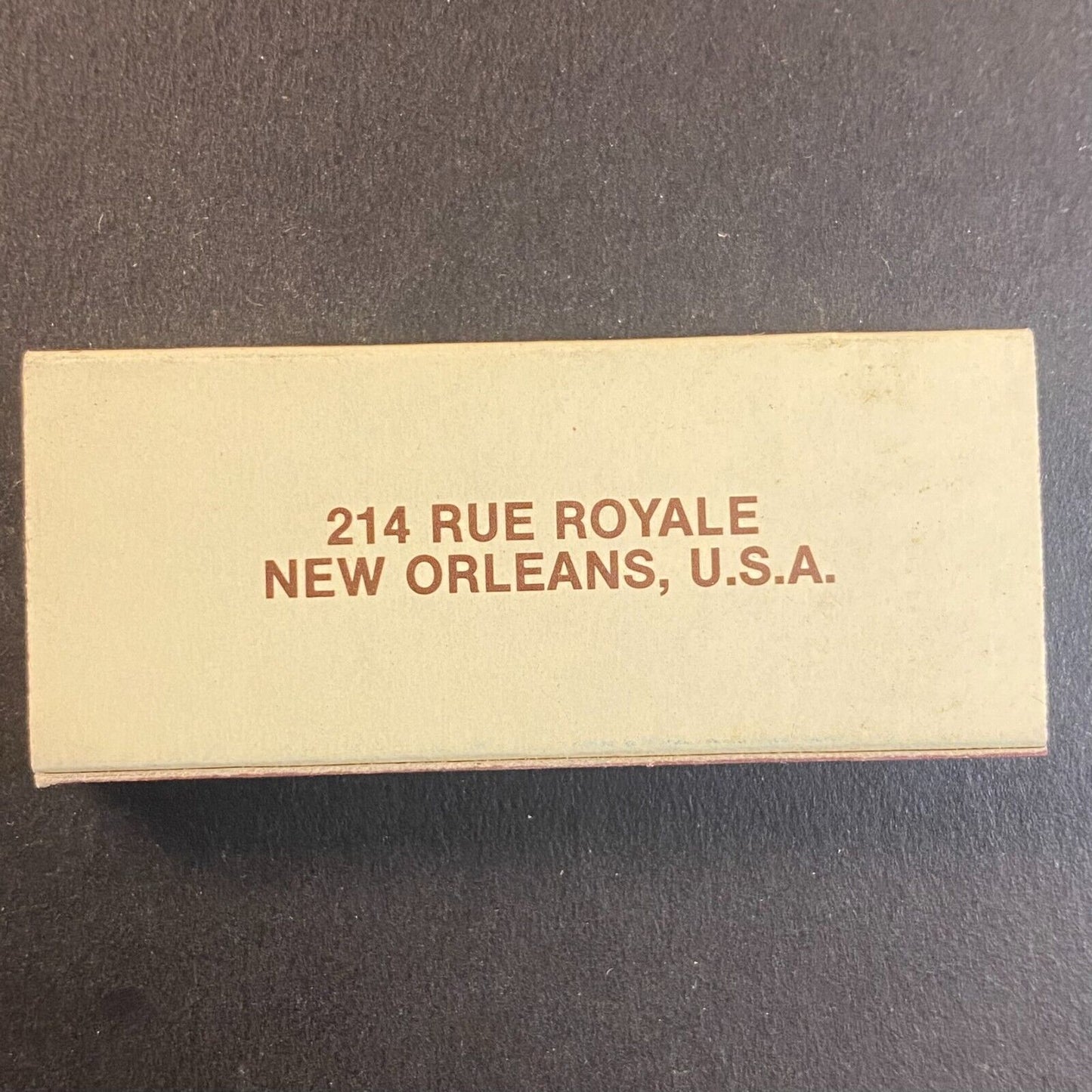 The Monteleone New Orleans Restaurant Vintage Matchbox VGC