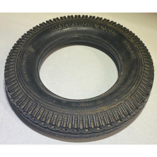 Mohawk Cord Balloon Ashtray Tire / Mohawk Rubber Co. Akron, OH - NO GLASS