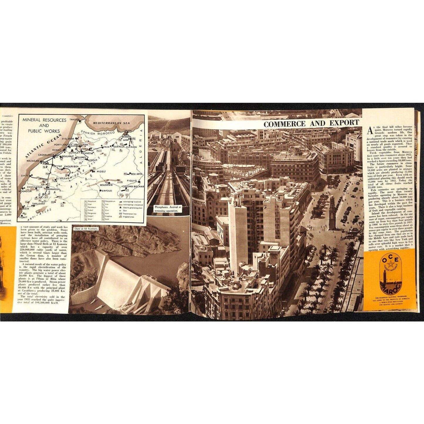 "What You Must Know About Morocco.." c1939 "NY World's Fair*" Brochure 20pp VGC