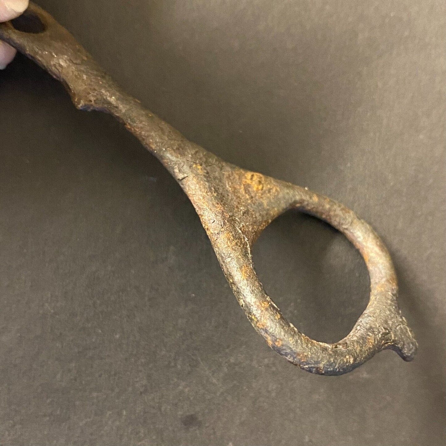 Unmarked Very Old Steel Bottle Opener 3 1/4"