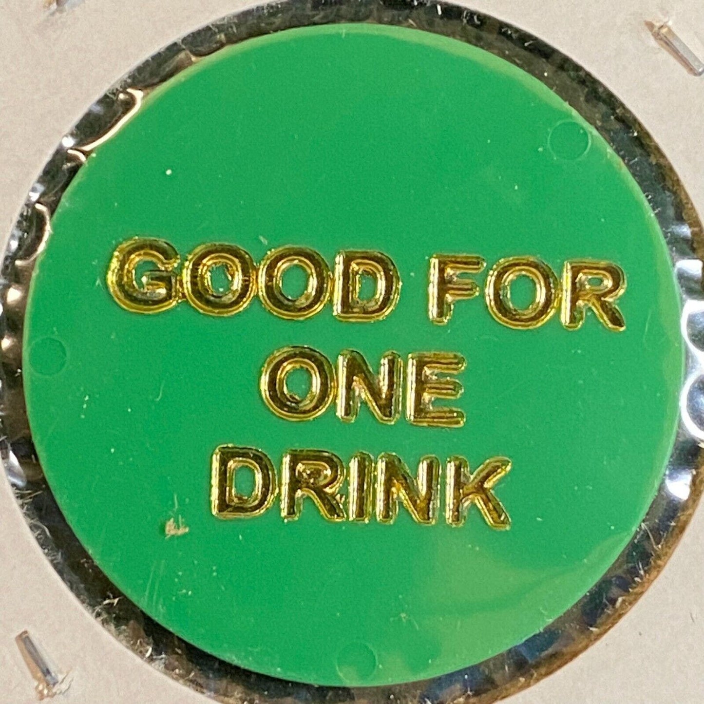 Marienville, PA Kelly Hotel c1980's-90's Plastic Token G/F One Drink GRN