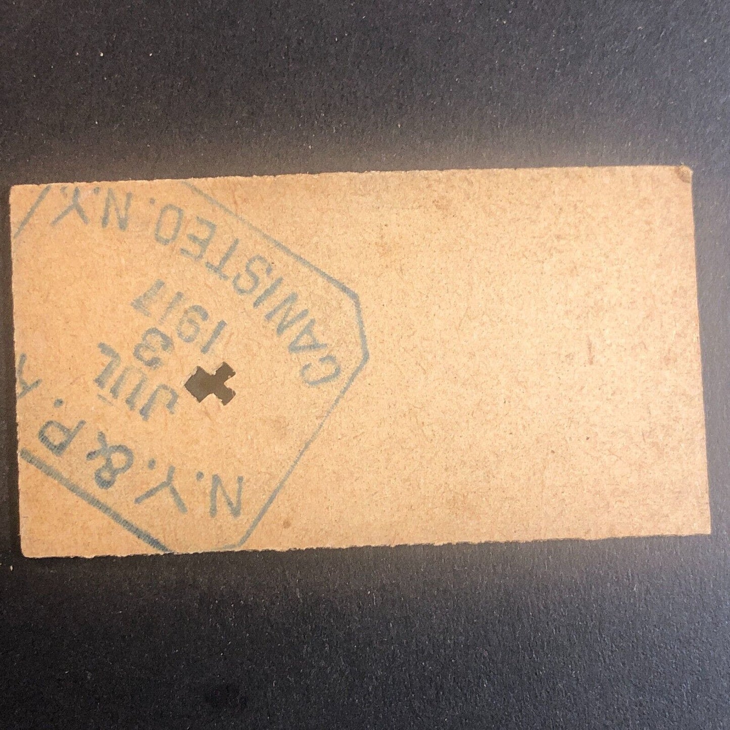 New York & Pennsylvania Railroad July 3 1917 Rexville, NY Ticket #30189
