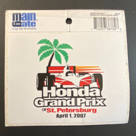 2007 Honda Grand Prix St. Petersburg Sticker Palm Tree 3" x 4"