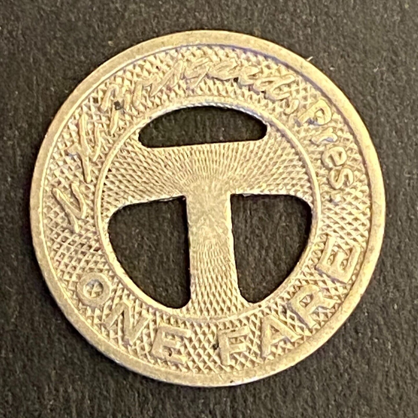 Community Traction Co Toledo One Fare Transit Token 16mm (#3)