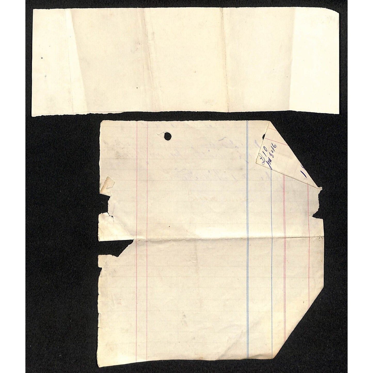 Jacob Miller New Philadelphia, OH Pair of 1890's Receipts