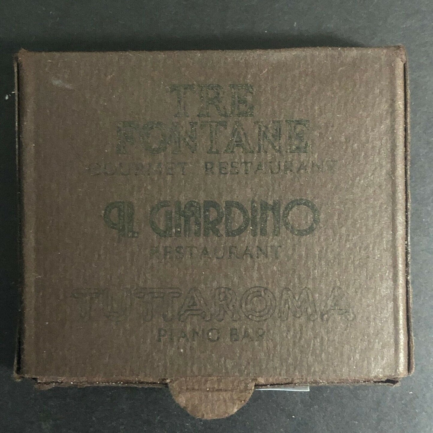 Sheraton Roma, Italy c1980's Full Matchbook / Matchbox